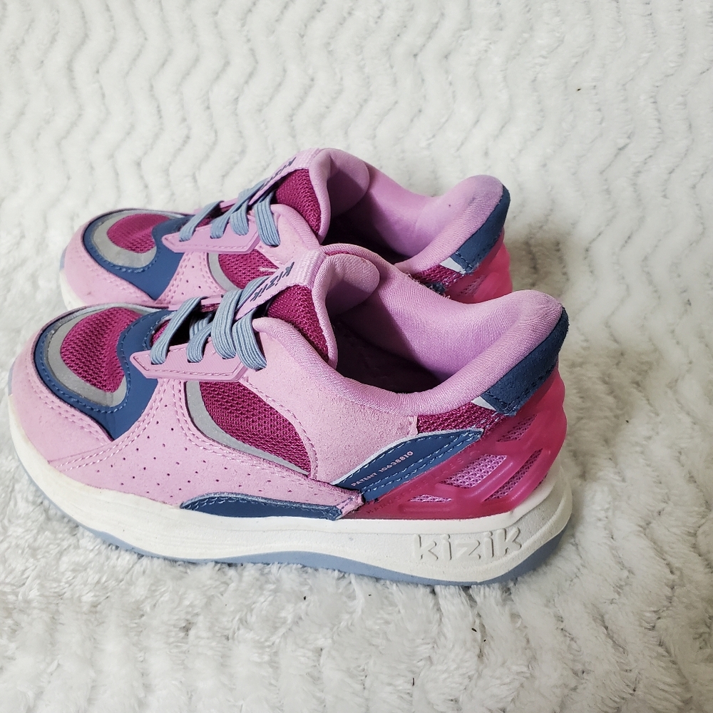 kizik kids shoes Girl Size 11 Pink Purple Sneakers - Picture 2 of 5